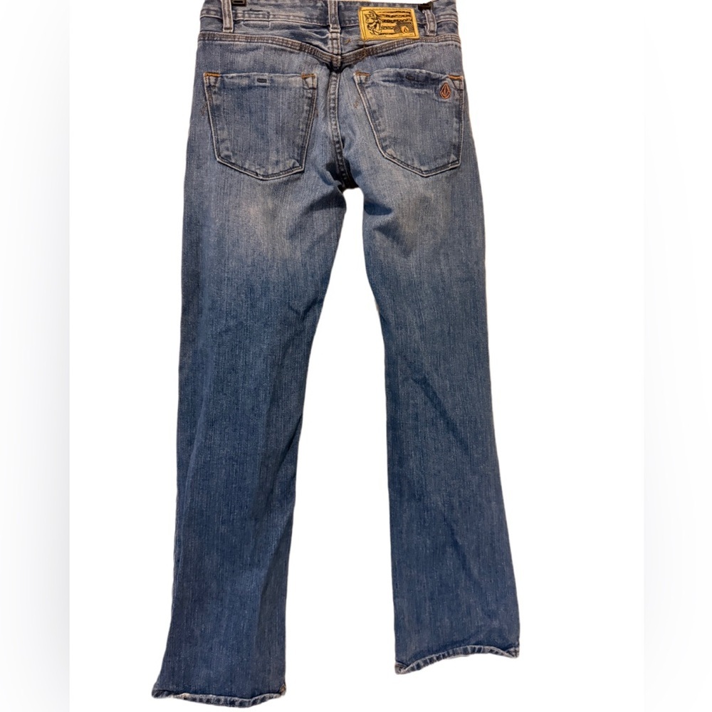 Volcom VLCM06 Vintage Y2K Straight Leg Jeans Men’s W28 30 Light Wash 100% Cotton